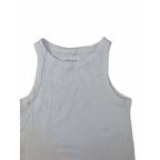 9-10Y White Ribbed Cropped Tank Top - Lefties