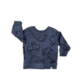 1-3M Grey & Black Truck Sweater - Woolworths