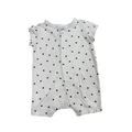 Newborn White & Black Polkadot Romper - H & M
