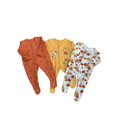 0-3M Halloween 3pc set snap onesies - Tiny Tatty Teddy