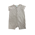 2-4M Beige snap romper - H & M