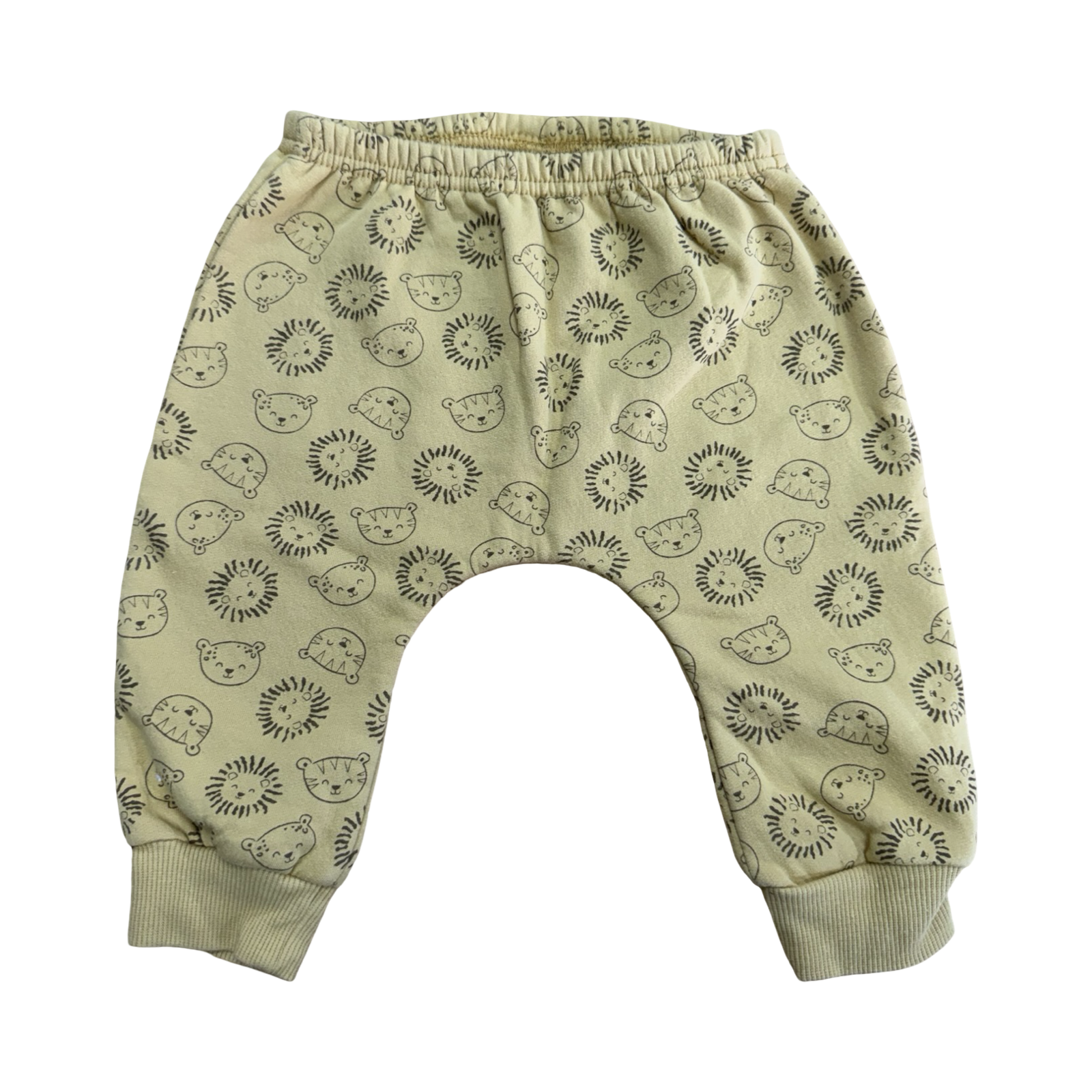 6-12M Yellow Lion Fleece Pants - PNP