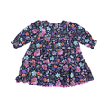2-3Y Floral Corduroy Dress with long sleeves - Jack & Milly