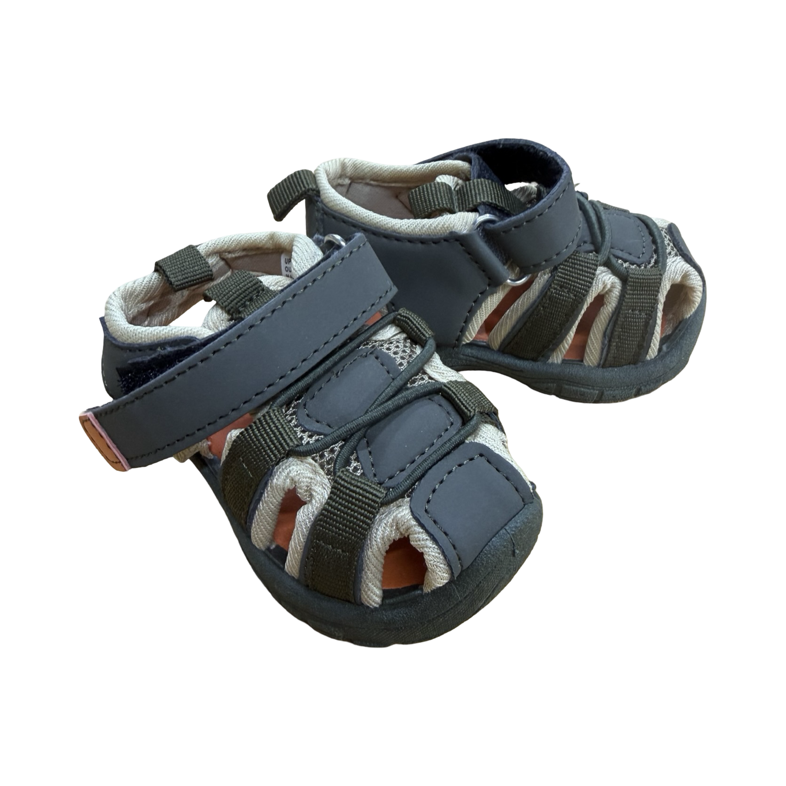 Size 1 Khaki Sandals - Tiptoes