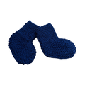 1-3M Navy Knitted Socks