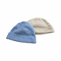 Tiny Baby Blue & Cream Beanie 2pc set - Ackermans
