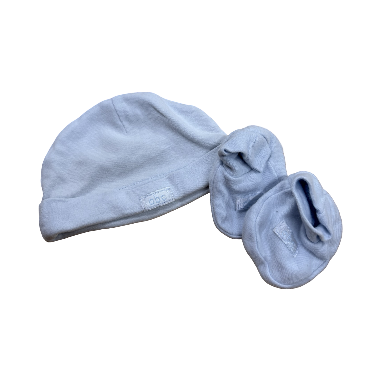 Newborn Beanie & Booties set Blue ABC - Ackermans
