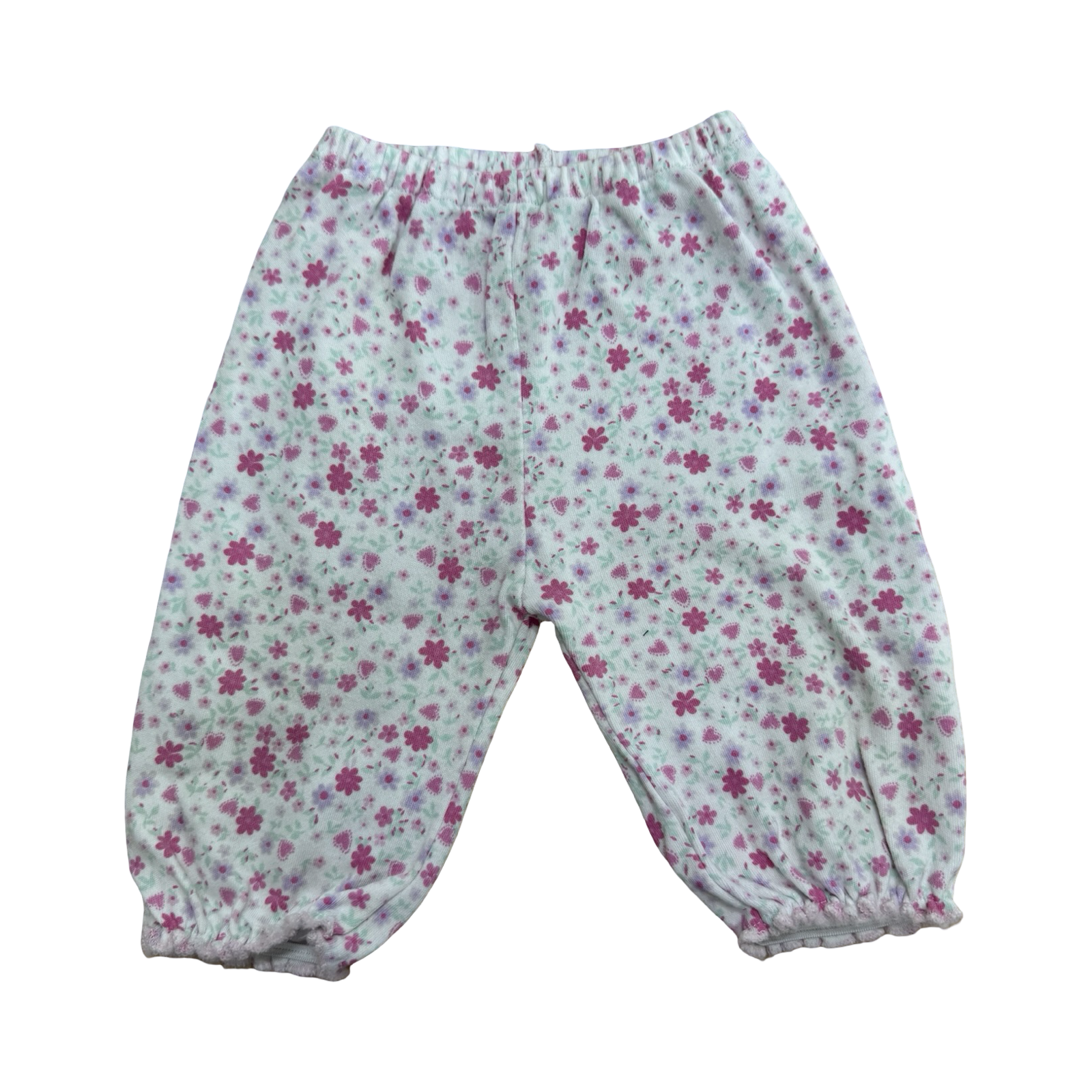 3-6M Elasticated Floral Pants