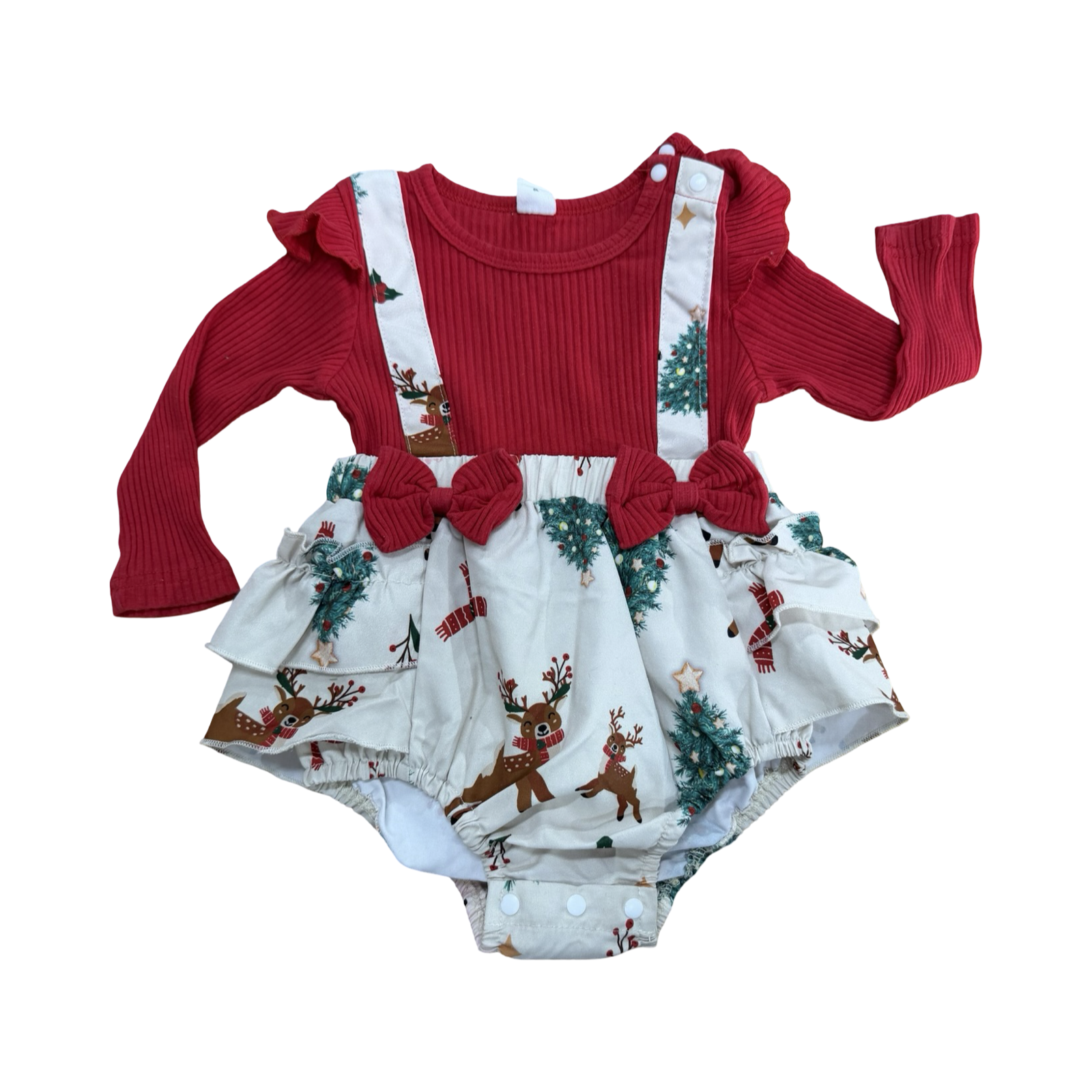 9-12M Beautiful Christmas Outfit for girls	- Shein