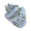 Size 3 White Shiny Sandals	- Ackermans