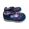Size 8 Heart Denim Shoes with Straps - Real Clothing