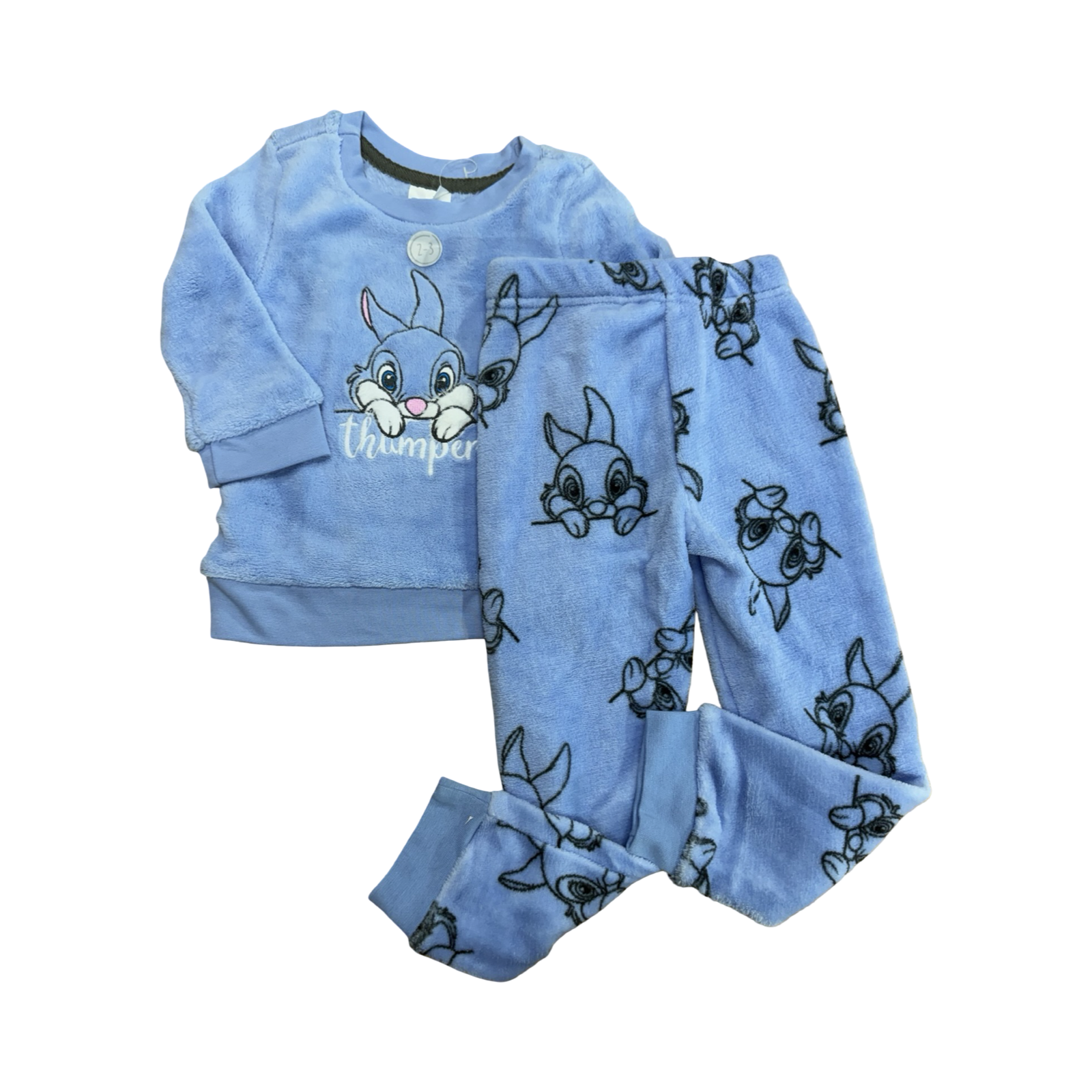 *NEW* 2-3Y Blue Fleece Tamper Pyjama Set - Disney