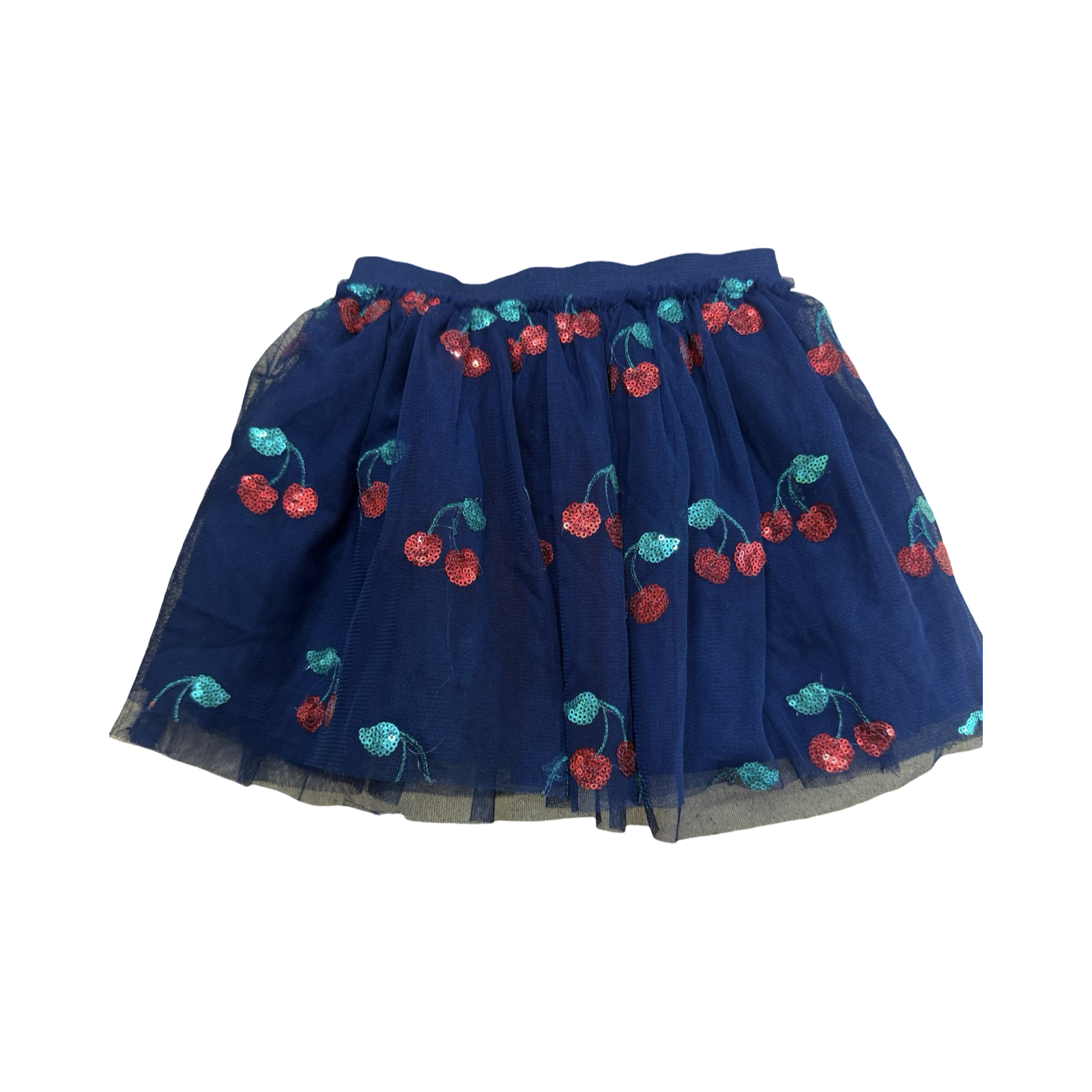 3-4Y Cherry Tulle Tu-Tu style Skirt - Real Clothing