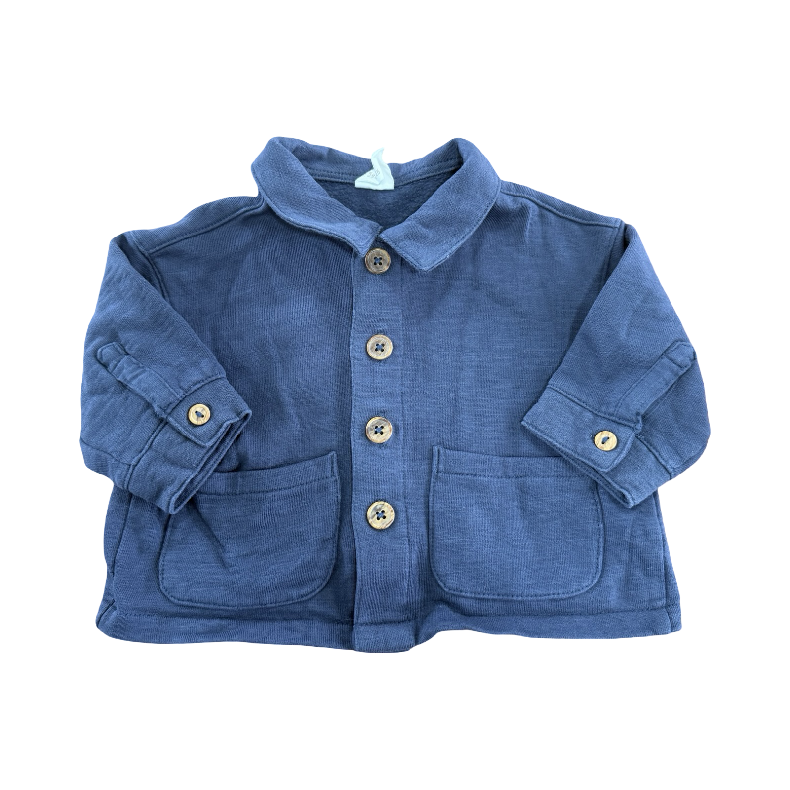 4-6M Navy Sweater with pockets - H & M