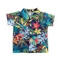 9-12M Floral Boys buttoned Shirt with Collar - Shein