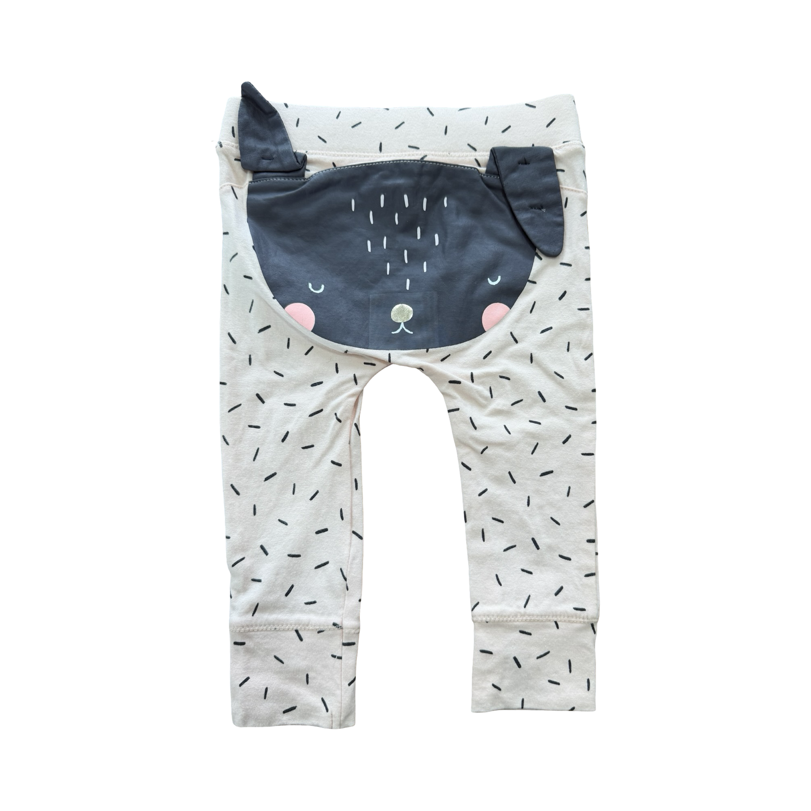12-18M Doggie Pink Leggings - Cotton On
