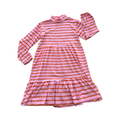 7-8Y Pink & Orange Polo-Neck Dress - Exact