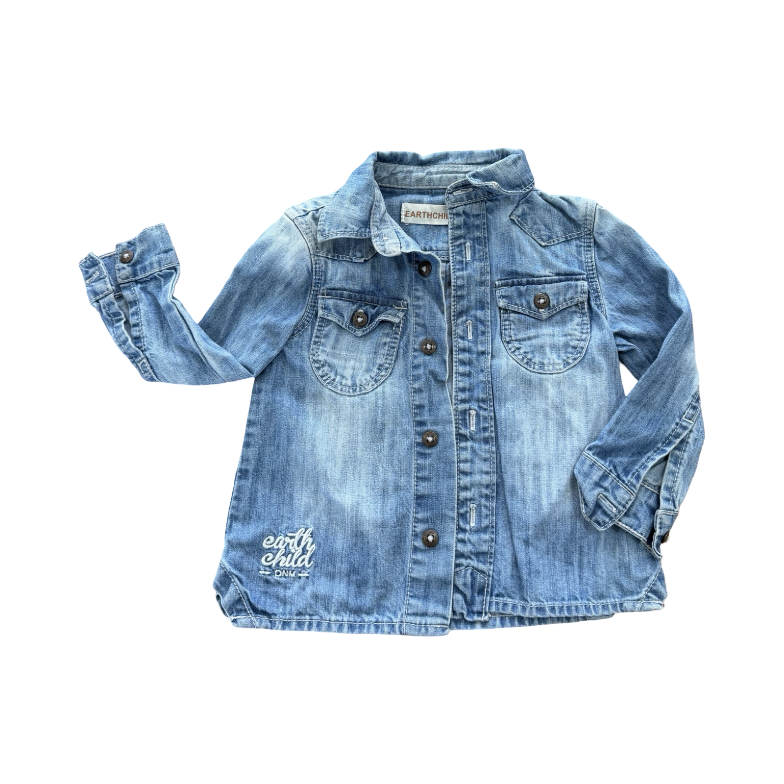 6-12M Denim Shirt - Earthchild