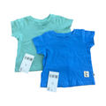 *NEW* 1-3M Green & Blue 2pc T-Shirt Set - Woolworths