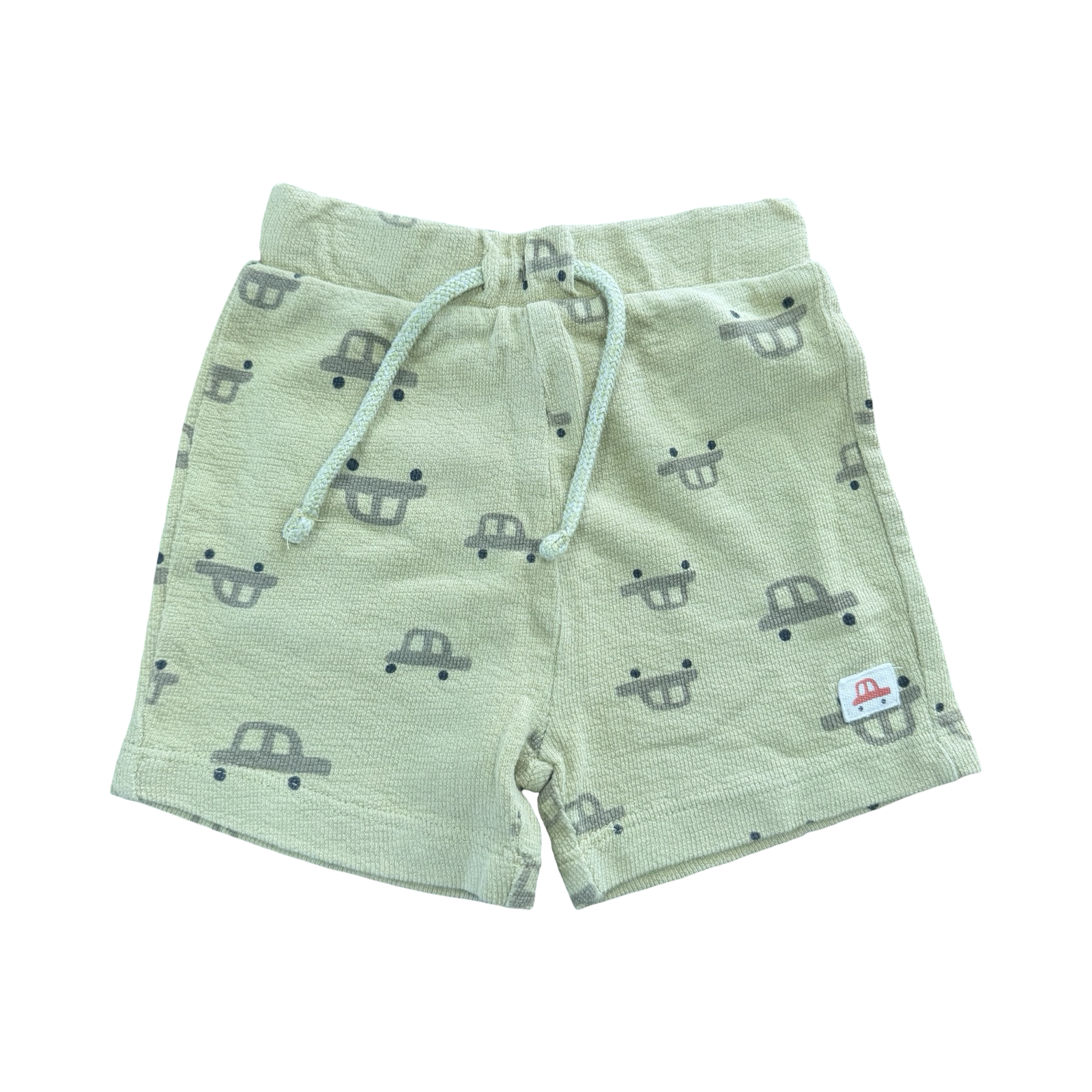 3-6M Green Car Shorts - Woolworths