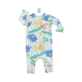 *NEW* White & Animal Onesie with Zip - PEP