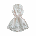 3-4Y Pink Summer Bodysuit with Rose Gold Zip | Handmade - Autori Capresi - Capri
