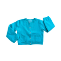 3Y Turquoise Jersey with Snap Buttons - Jacadi Paris