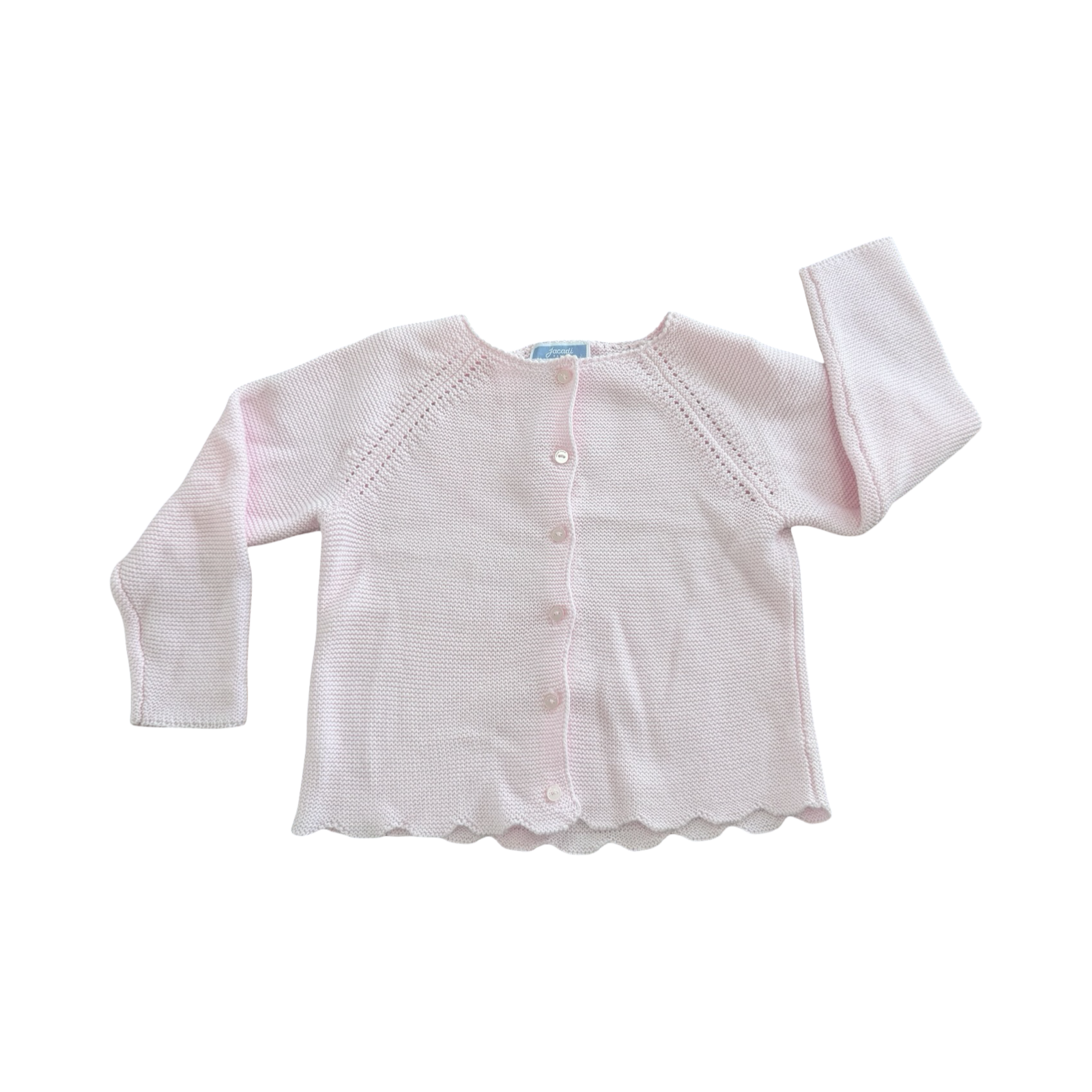 36M Pink Knitted Jersey - Jacadi Paris