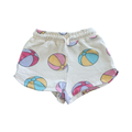 3-4Y Cotton Light Peach Shorts with Balls - Zara