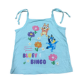 3-4Y Blue Friends Forever Sleeveless Top - Bluey