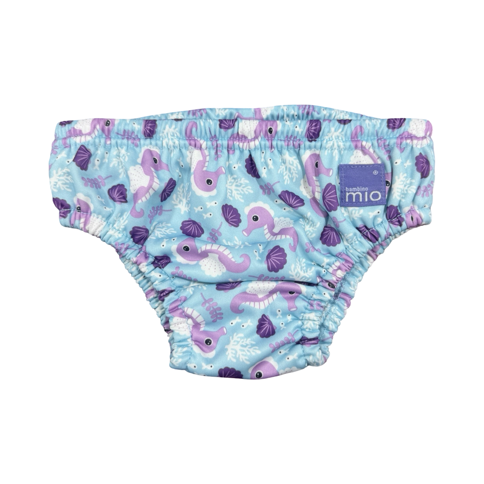 2-3Y Blue & Purple Swimming Nappy - Bambino Mio