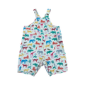 6-12M Safari Multicolored Romper - African Safari