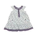 18M Pink & Blue cute Dress with Button detail - Alphabet