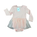 *NEW* 12-18M Peach Rubbed Dress with Tutu detail - Primark