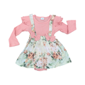 12-18M Peach & Floral Bodysuit Outfit