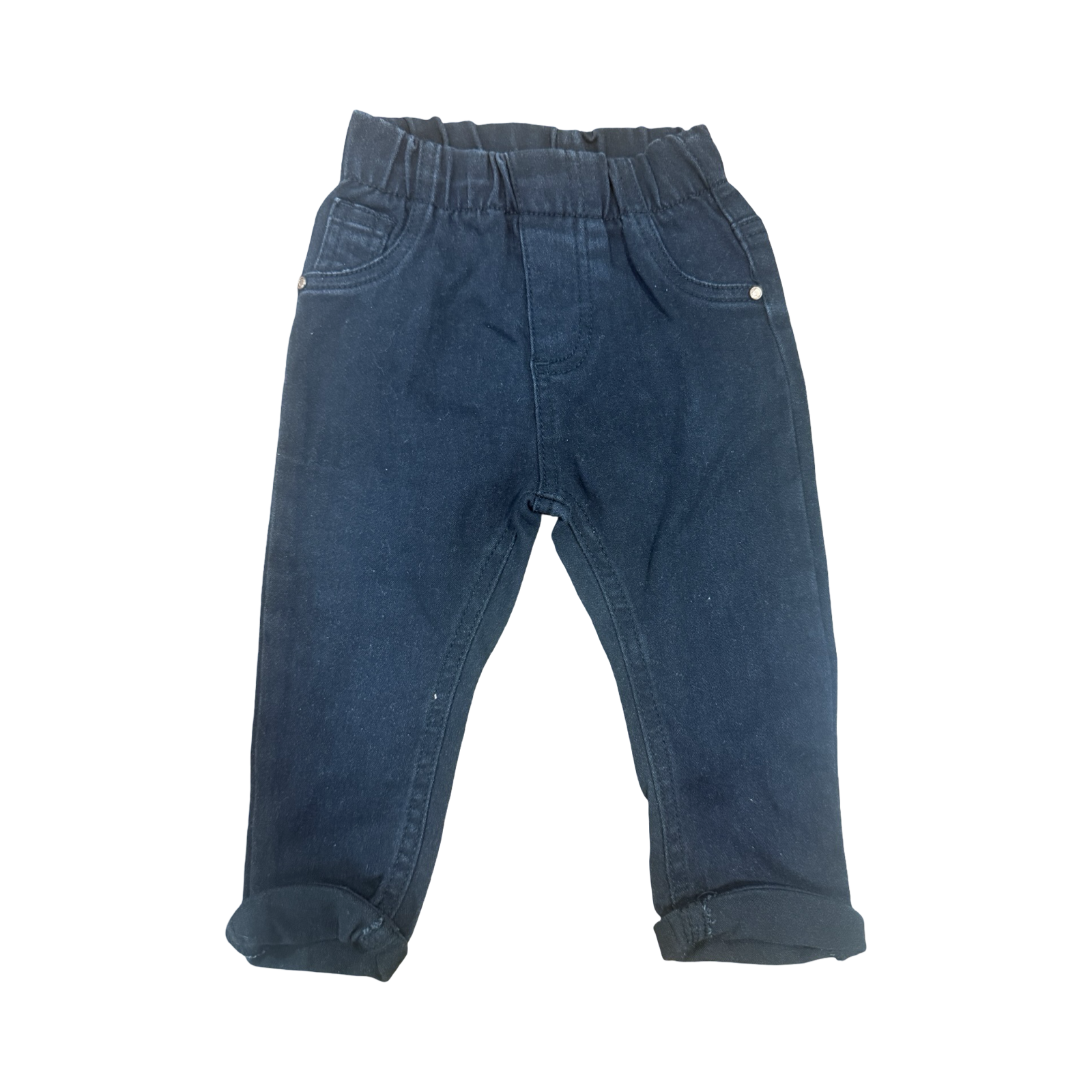 12-18M Black Denim Jeans - Ackermans