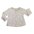 12-18M Beige and Pink Apple Long Sleeve T-Shirt - Woolworths