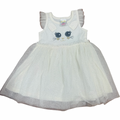 6-12M Cream Bunny Dress with Tulle - Little Hero