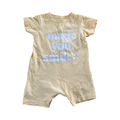 3-6M Yellow Made You Smile Romper - Woolworths