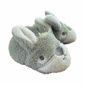 Size 1 Animal Grey Slippers - Tiny Tots