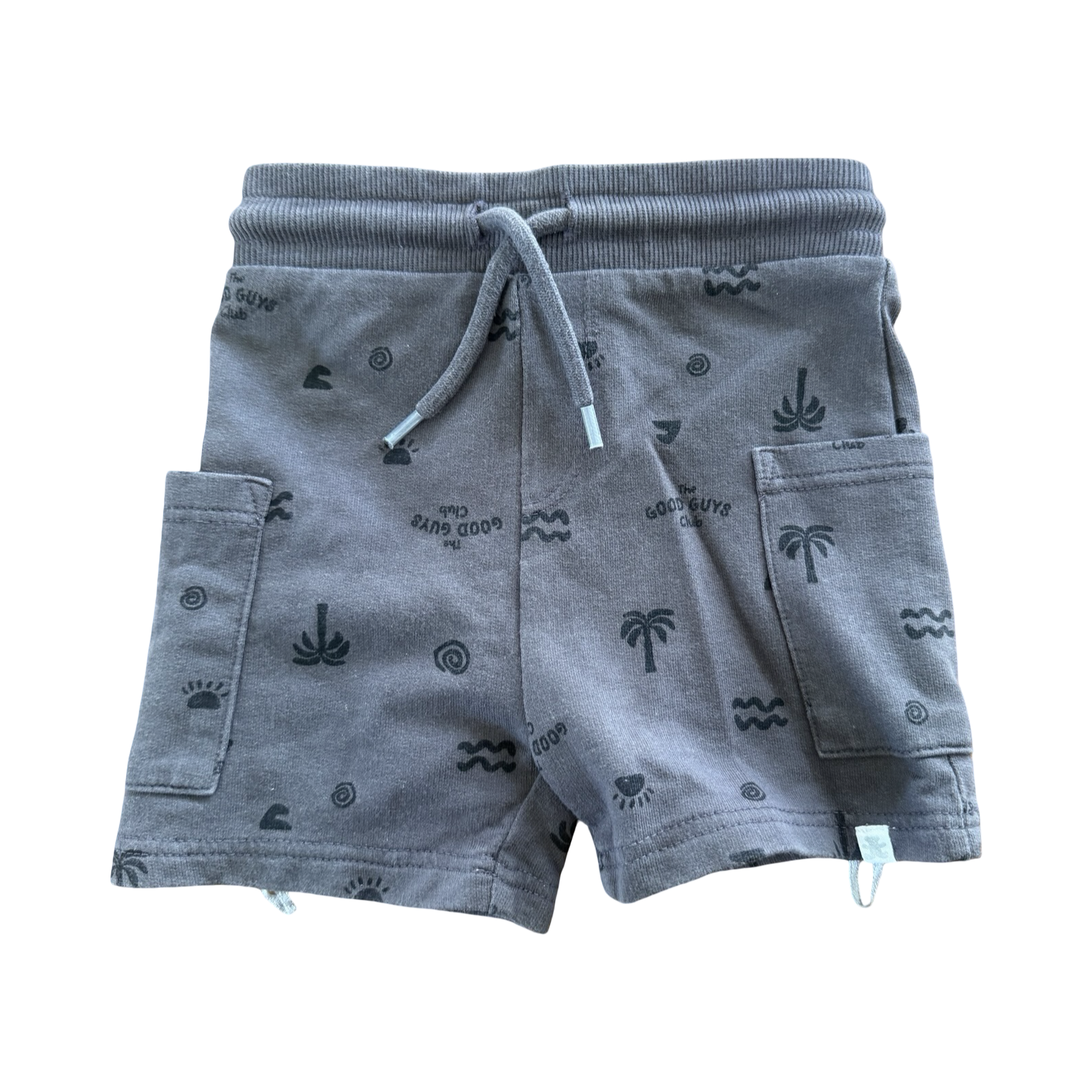 3-6M Grey Good Guys Club Shorts - Woolworths