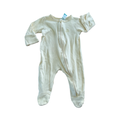 0-3M Yellow Long Sleeve Bodysuit with Zip - Ackermans