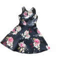 9Y Navy Beautiful Floral A-Line Dress - Woolworths