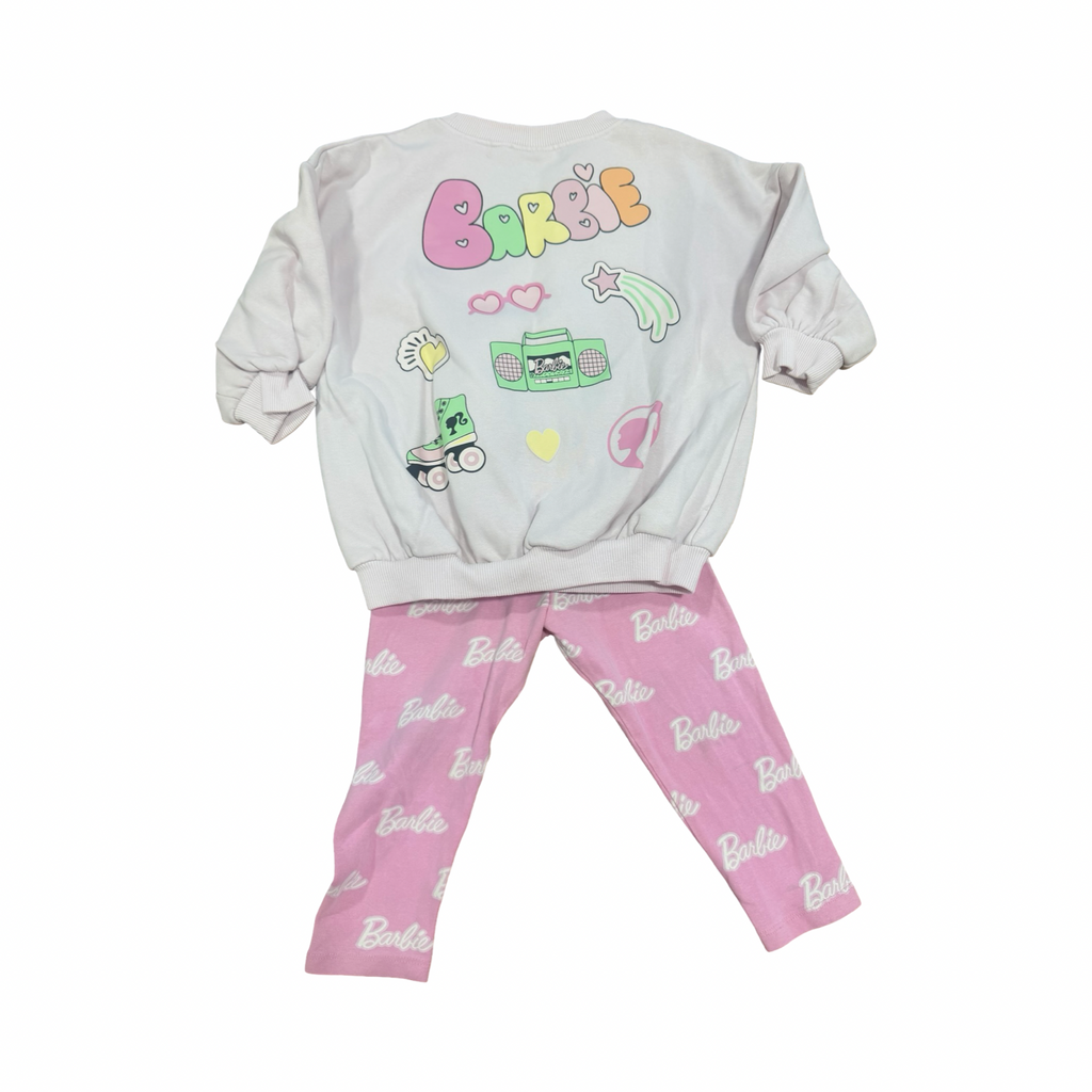 18-24M Barbie Sweater Top & Leggings - NEXT
