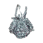 9-12M Grey, Black & Pink Bloomer with Straps - Pop Candy
