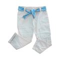 18-24M Pink Trousers with Blue Waistband - Earthchild