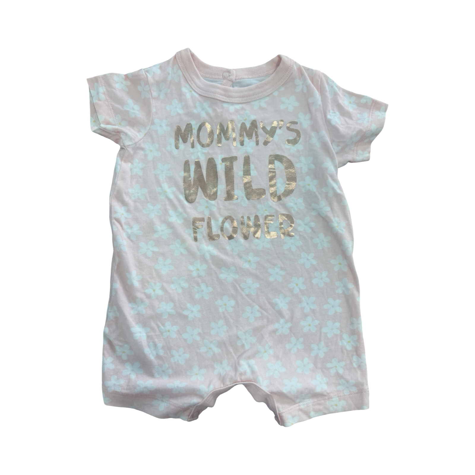 3-6M Mommy's Wildflower Pink Romper - Woolworths