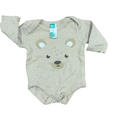 Tiny Baby Beige Bear Long Sleeve Bodysuit - Ackermans