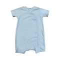 6-12M Light Blue Ribbed Romper - Ackermans