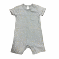 6-12M Green, White & Yellow Dotted Romper - Clicks